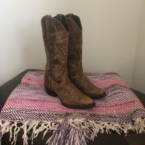 Laredo Studded Cowgirl Boots